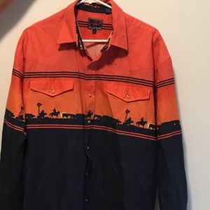 Roper Western long-sleeve statement shirt